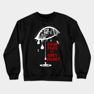 Four Flies On Grey Velvet Inspired Design Crewneck Sweatshirt